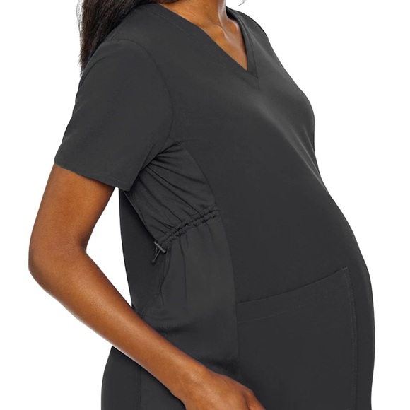 Med Couture Plus One Maternity V-Neck Top - Picture 4 of 4